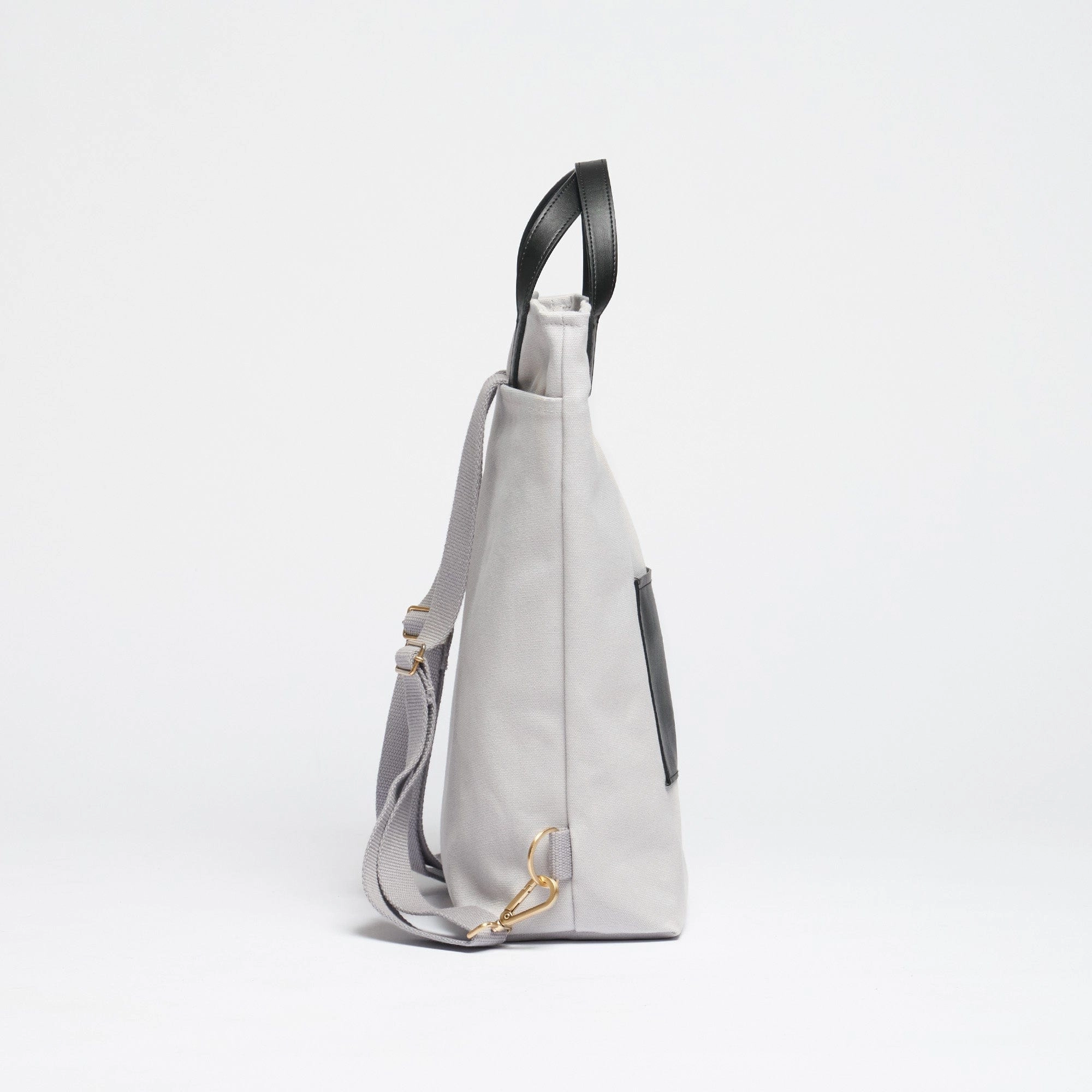 Natural Cotton Canvas Totepack | Dust Grey