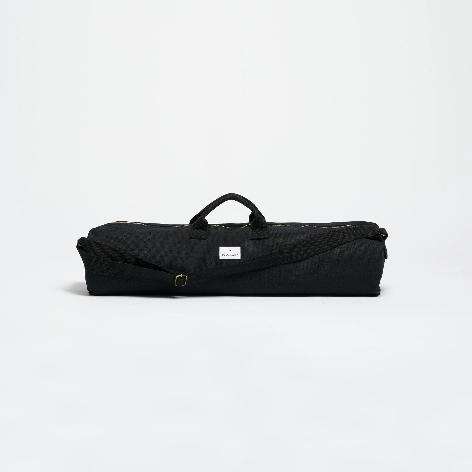 Natural Cotton Canvas Yoga Bag | Night Black