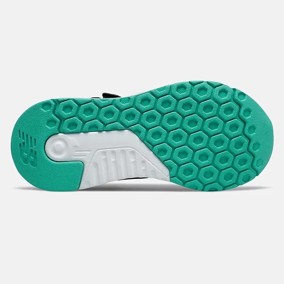 New Balance Black/Pink Lemonade/Summer Jade 455v2 Children??s Sneaker