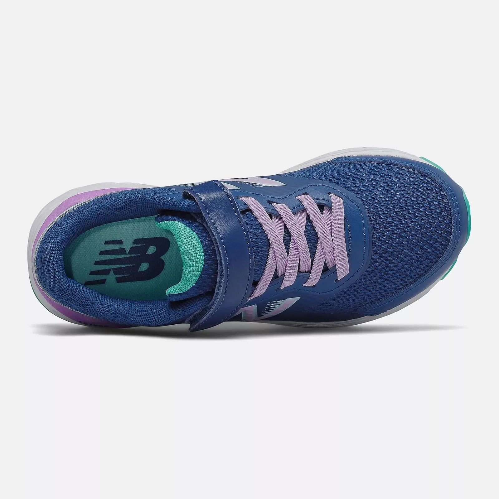 New Balance Captain Blue/Dark Violet 680v6 Children??s Sneaker
