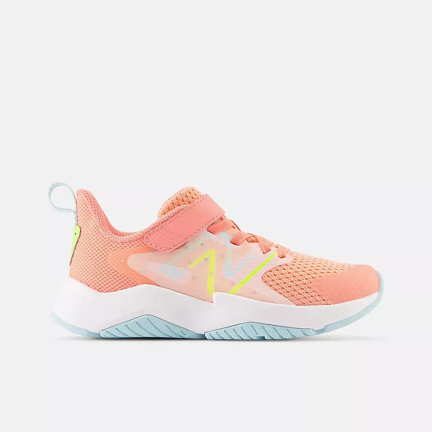 New Balance Grapefruit Rave Run v2 A/C Children??s Sneaker