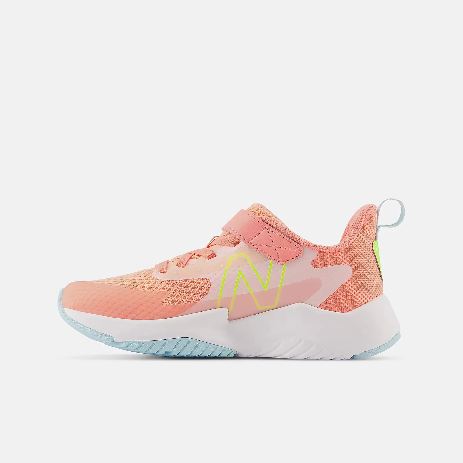 New Balance Grapefruit Rave Run v2 A/C Children??s Sneaker