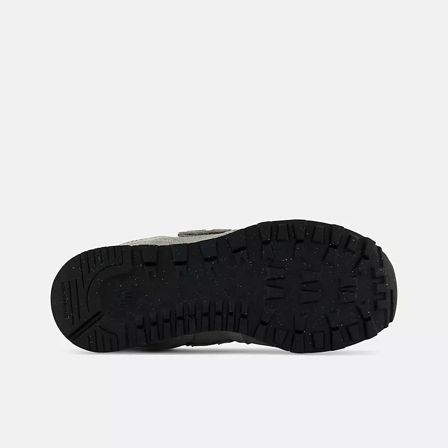 New Balance Grey 574 Core Hook & Loop Children??s Sneaker