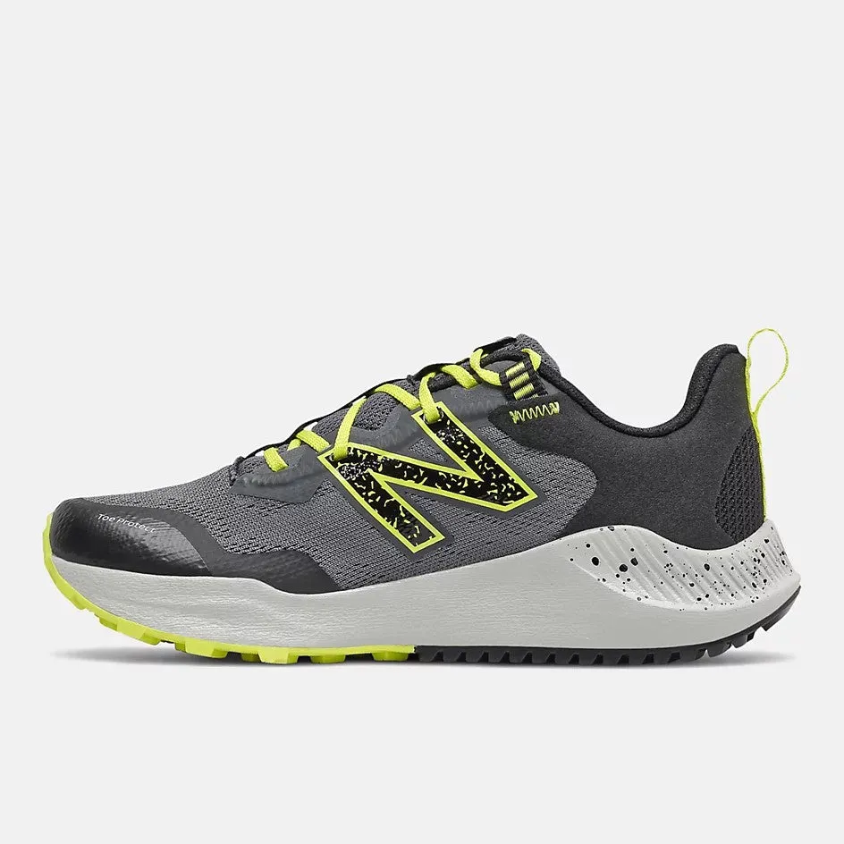 New Balance Lead/Sulphur Yellow/Black Nitrel V4 Lace Children??s Sneaker