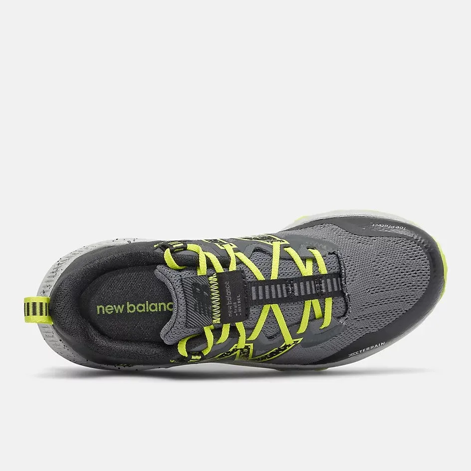New Balance Lead/Sulphur Yellow/Black Nitrel V4 Lace Children??s Sneaker