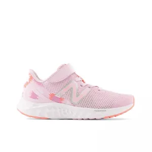 New Balance Light Raspberry Arishi v4 Bungee Lace Children??s Sneaker