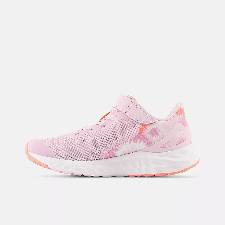 New Balance Light Raspberry Arishi v4 Bungee Lace Children??s Sneaker