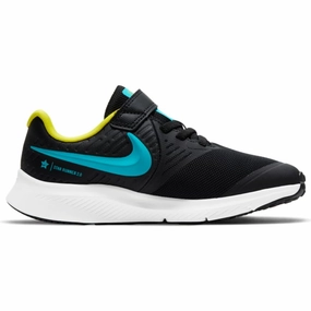 Nike Black/Chlorine Blue/High Voltage Star Runner 2 Children??s Sneaker
