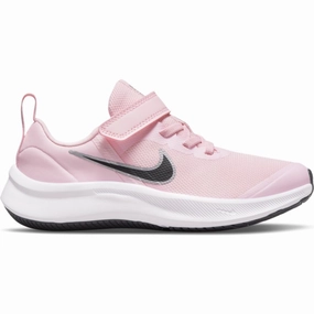 Nike Cave Pink Foam/Black Star Runner 3 Children??s Sneaker