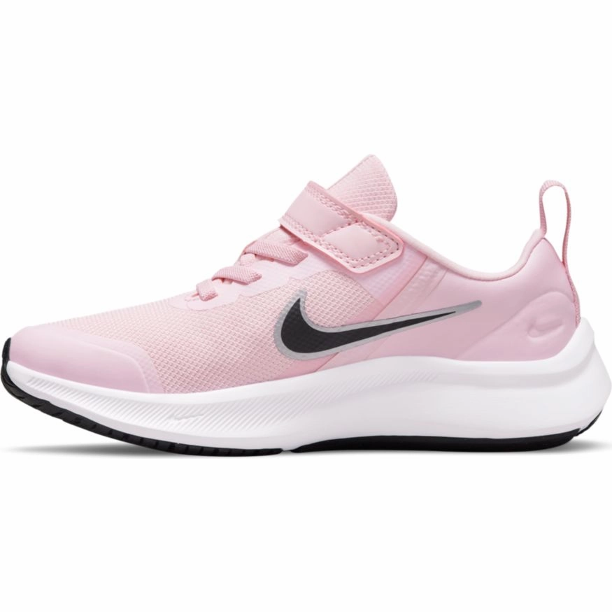 Nike Cave Pink Foam/Black Star Runner 3 Children??s Sneaker