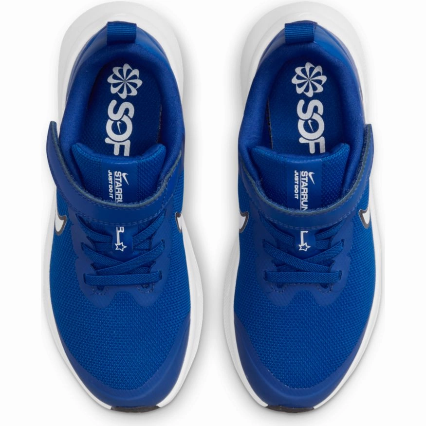 Nike Game Royal/White Star Runner 3 Children??s Sneaker