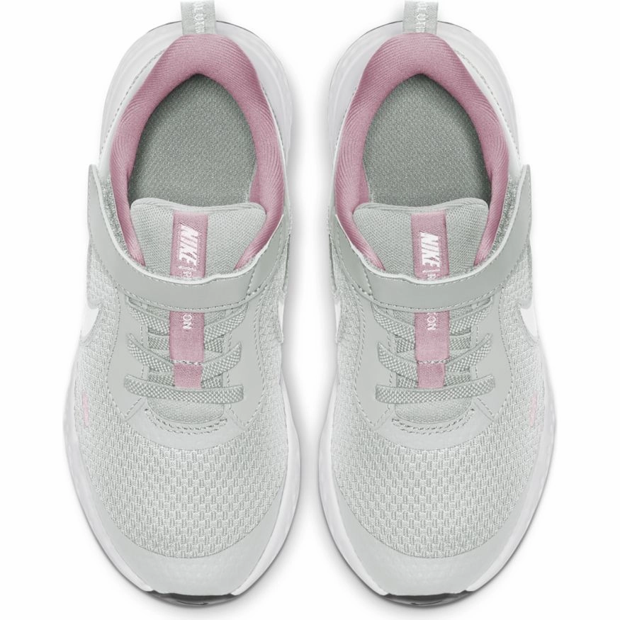 Nike Photon Dust/White/Pink Foam Revolution 5 Children??s Sneaker