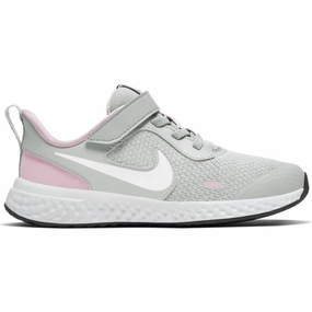 Nike Photon Dust/White/Pink Foam Revolution 5 Children??s Sneaker