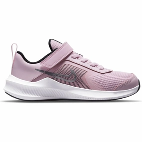 Nike Pink Foam/Metallic Silver Downshifter 11 Children??s Sneaker