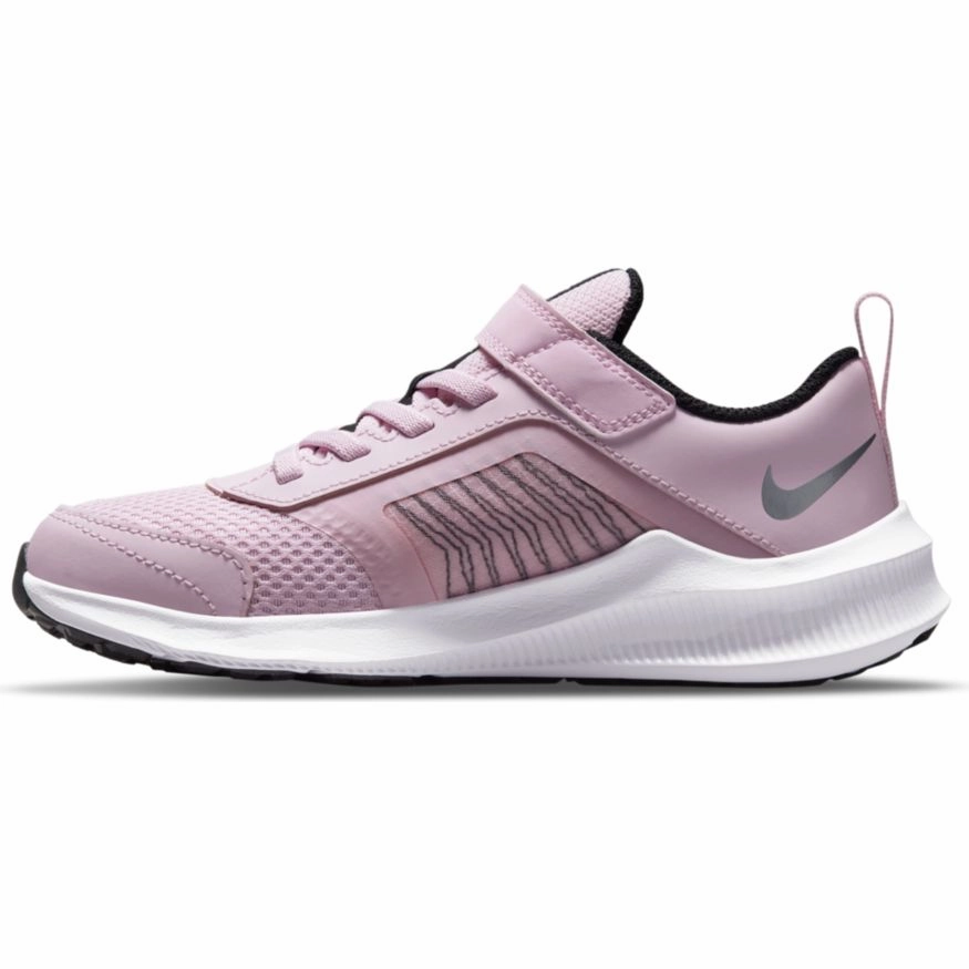 Nike Pink Foam/Metallic Silver Downshifter 11 Children??s Sneaker
