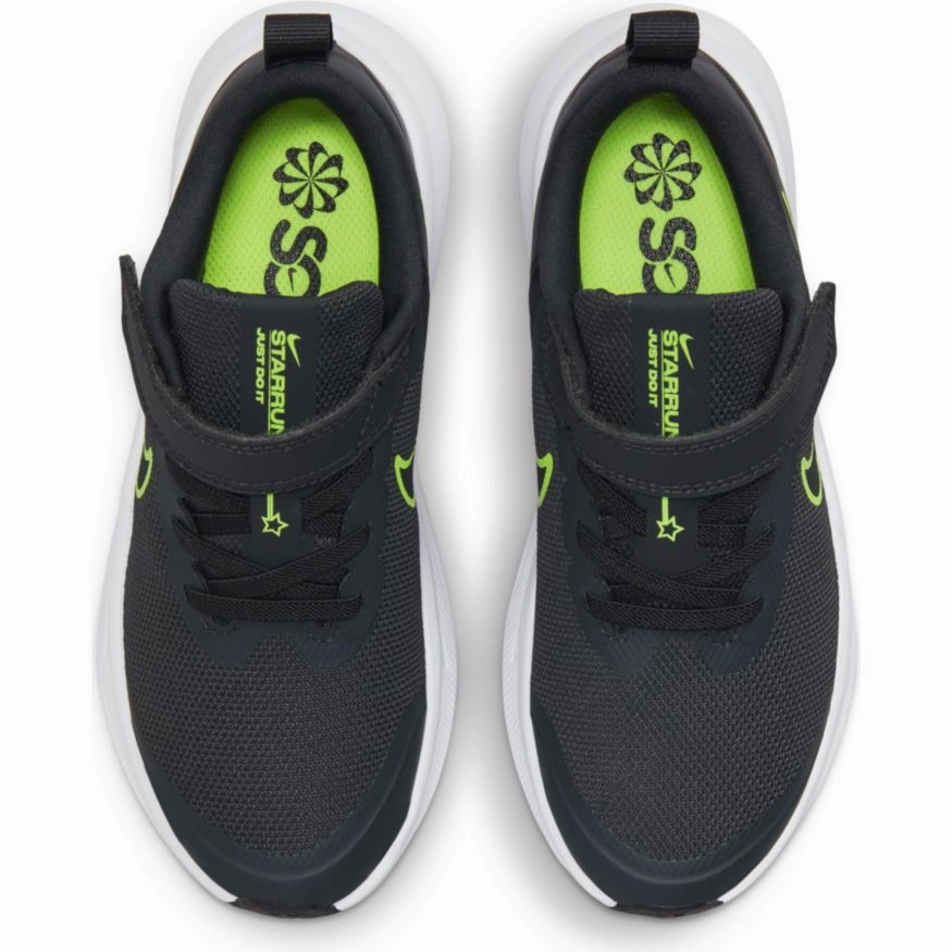 Nike Smoke Grey/Black Star Runner 3 Children??s Sneaker