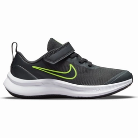 Nike Smoke Grey/Black Star Runner 3 Children??s Sneaker