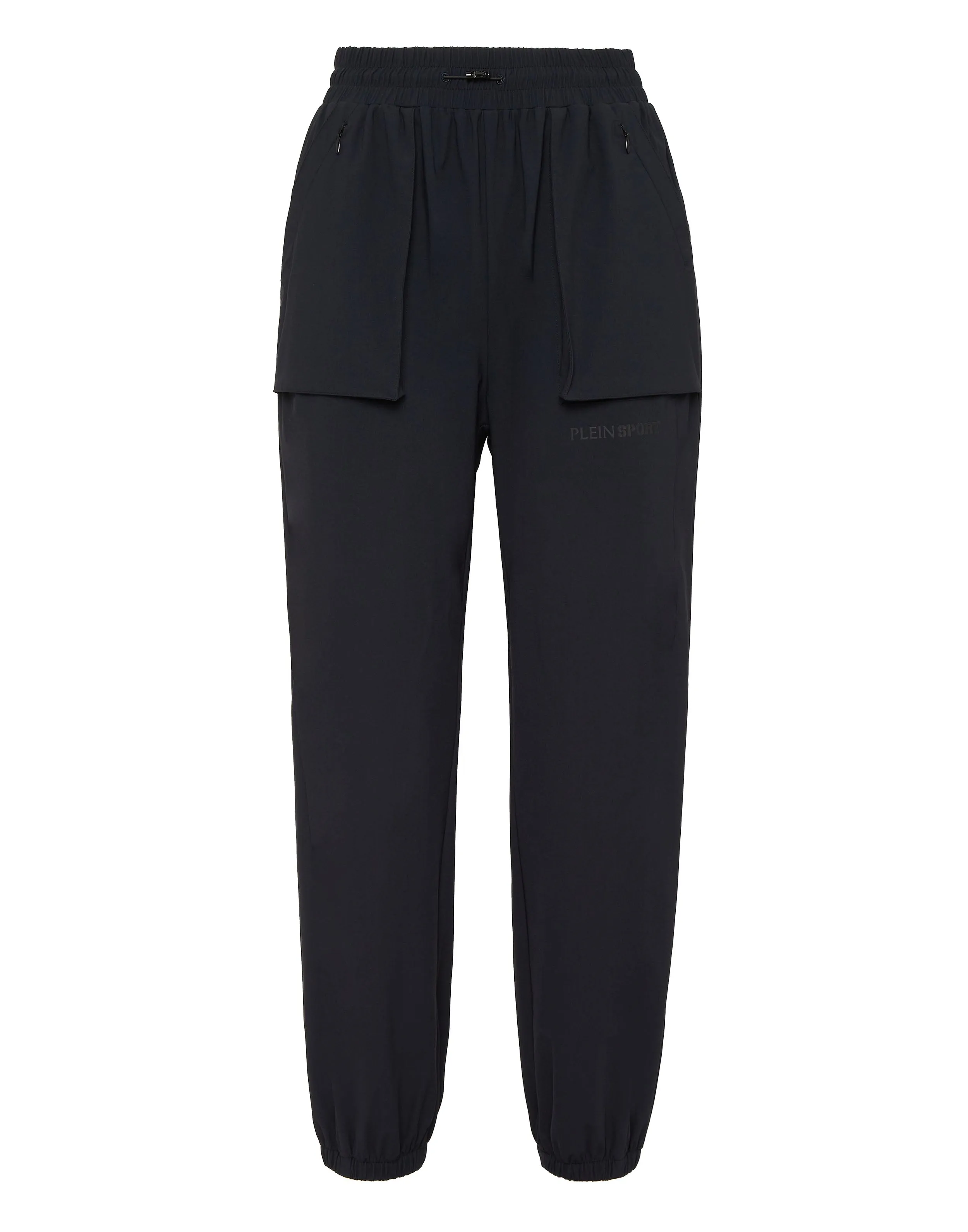 Nylon Stretch High Waisted Jogging Pants