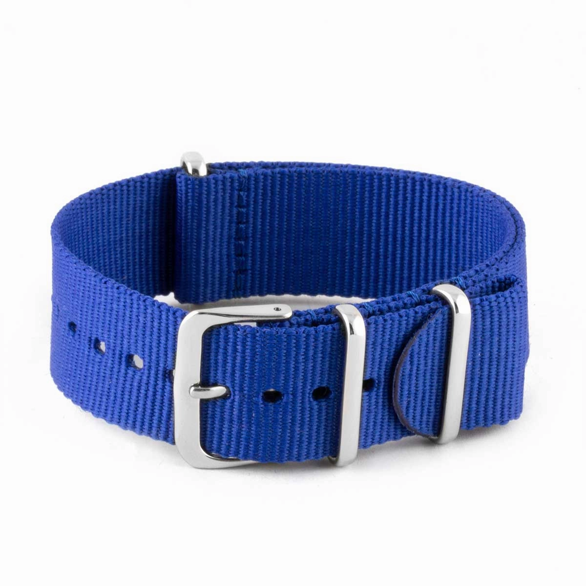Nylon / fabric nato strap - Plain color (black, brown, grey, blue, red, white, orange, kaki, pink...)