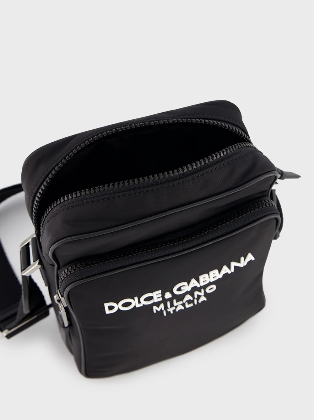 Nylon Crossbody Logo Bag