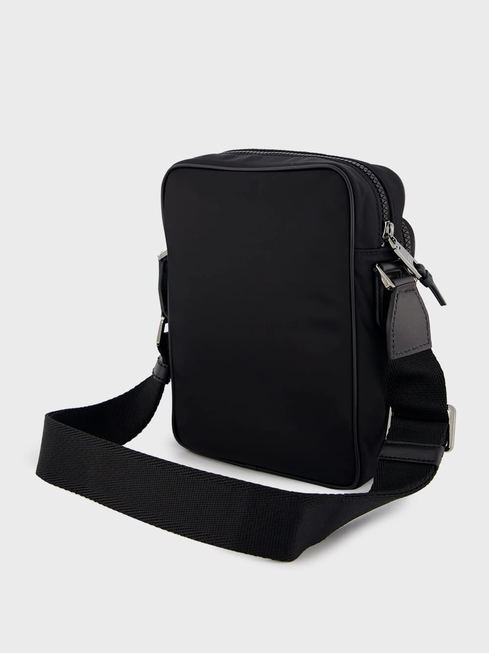 Nylon Crossbody Logo Bag