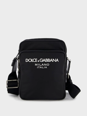 Nylon Crossbody Logo Bag