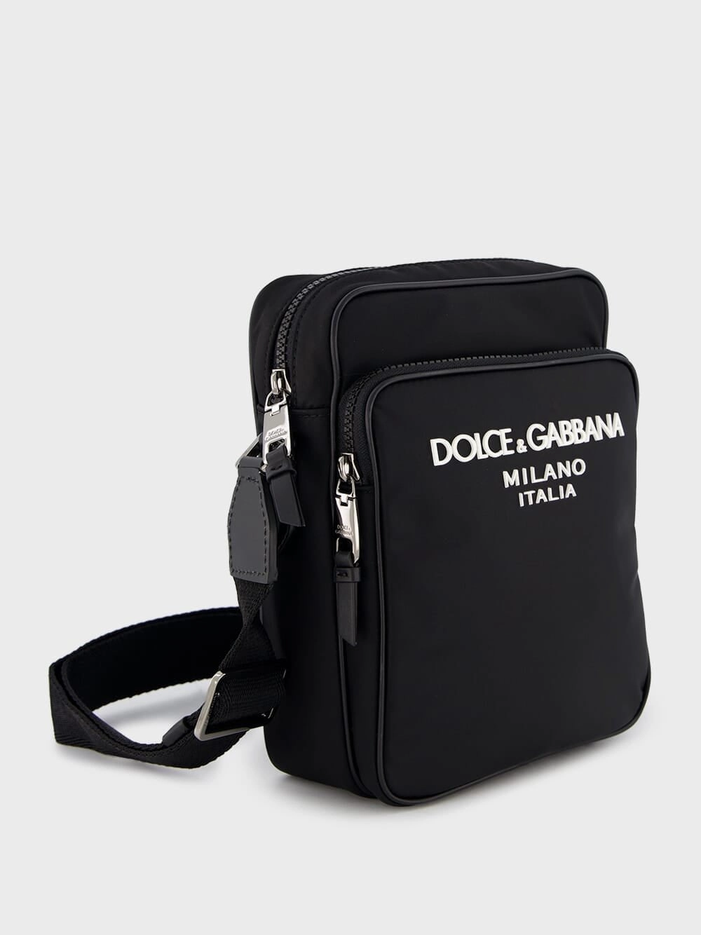 Nylon Crossbody Logo Bag
