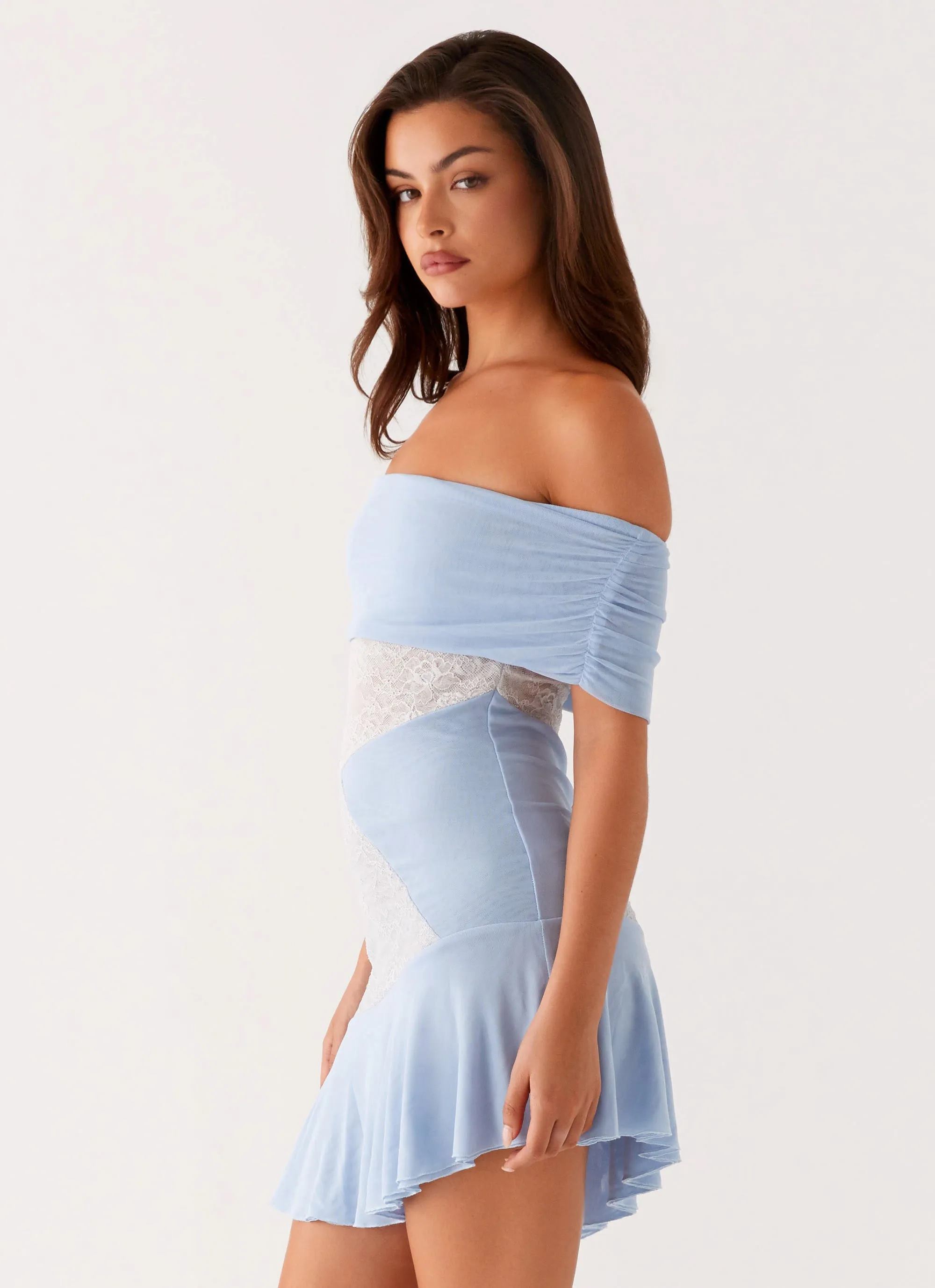 Ocean Road Mini Dress - Blue