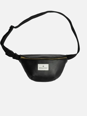 Oleatex Vegan Olive Leather Bum Bag | Black