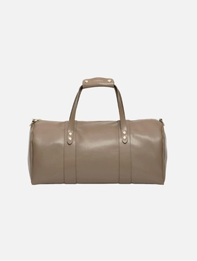 Oleatex Vegan Olive Leather Classic Weekender | Mocha Brown