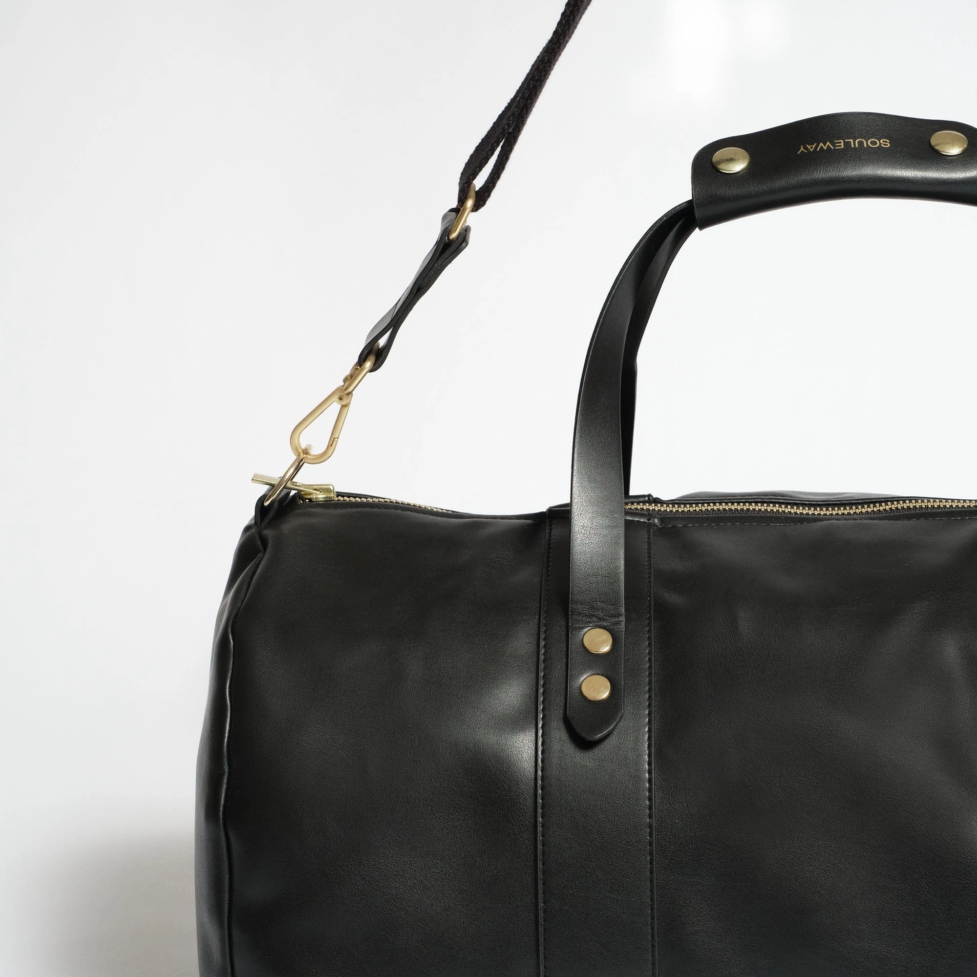 Oleatex Vegan Olive Leather Classic Weekender | Night Black