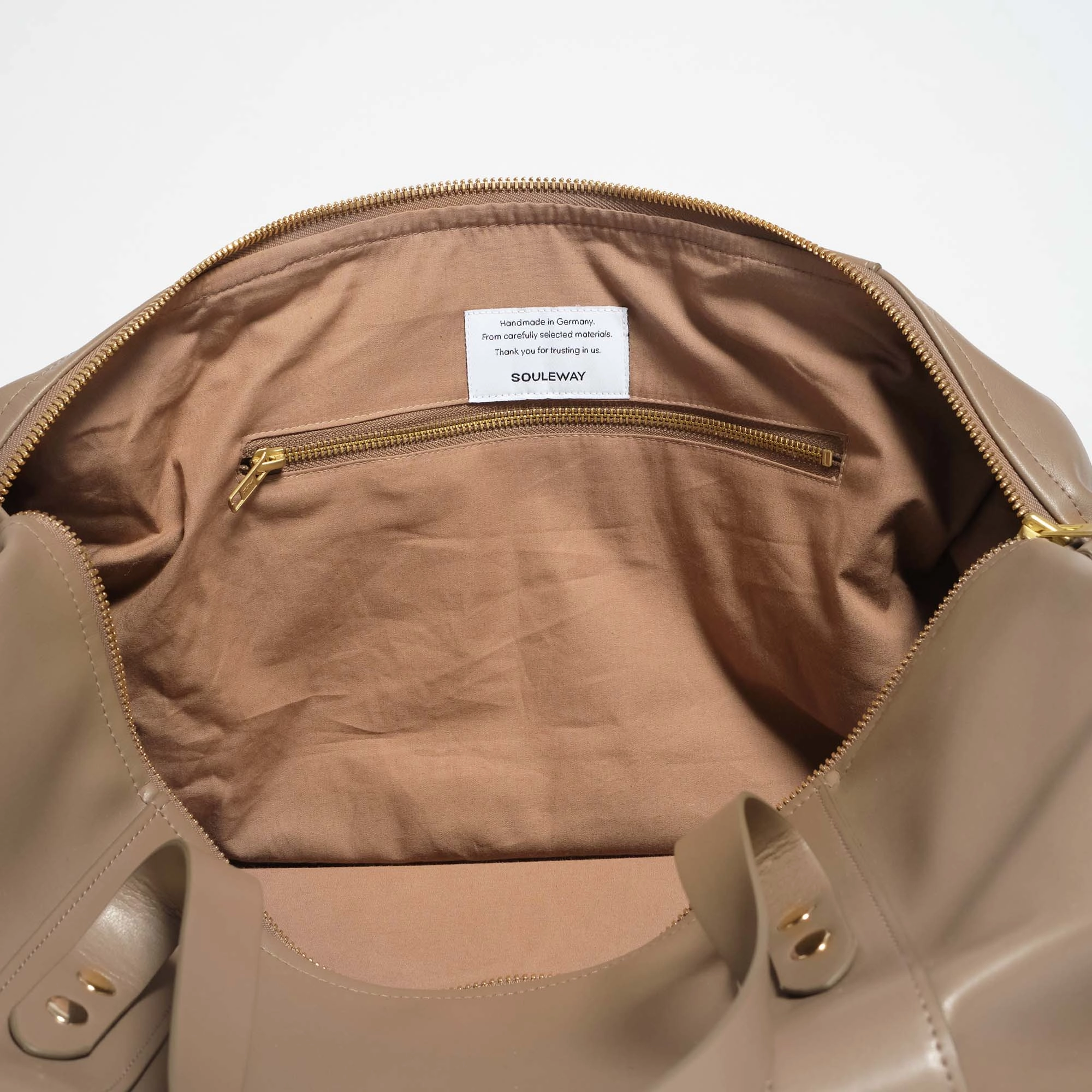 Oleatex Vegan Olive Leather Traveller Set S | Mocha Brown