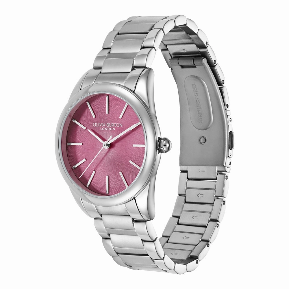 Olivia Burton Classic Glowful Pink Crush Ladies Watch 24000237