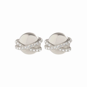 Olivia Burton Planet Silver Stud Earrings OBJCLE47