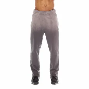 OPEN HEM SWEATPANTS IN VINTAGE CHARCOAL
