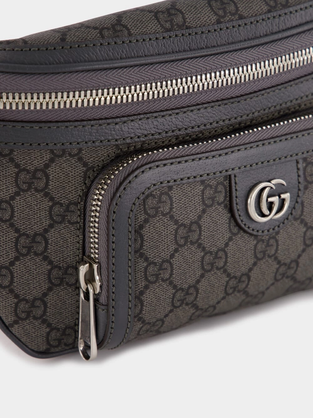 Ophidia Grey GG Belt Bag