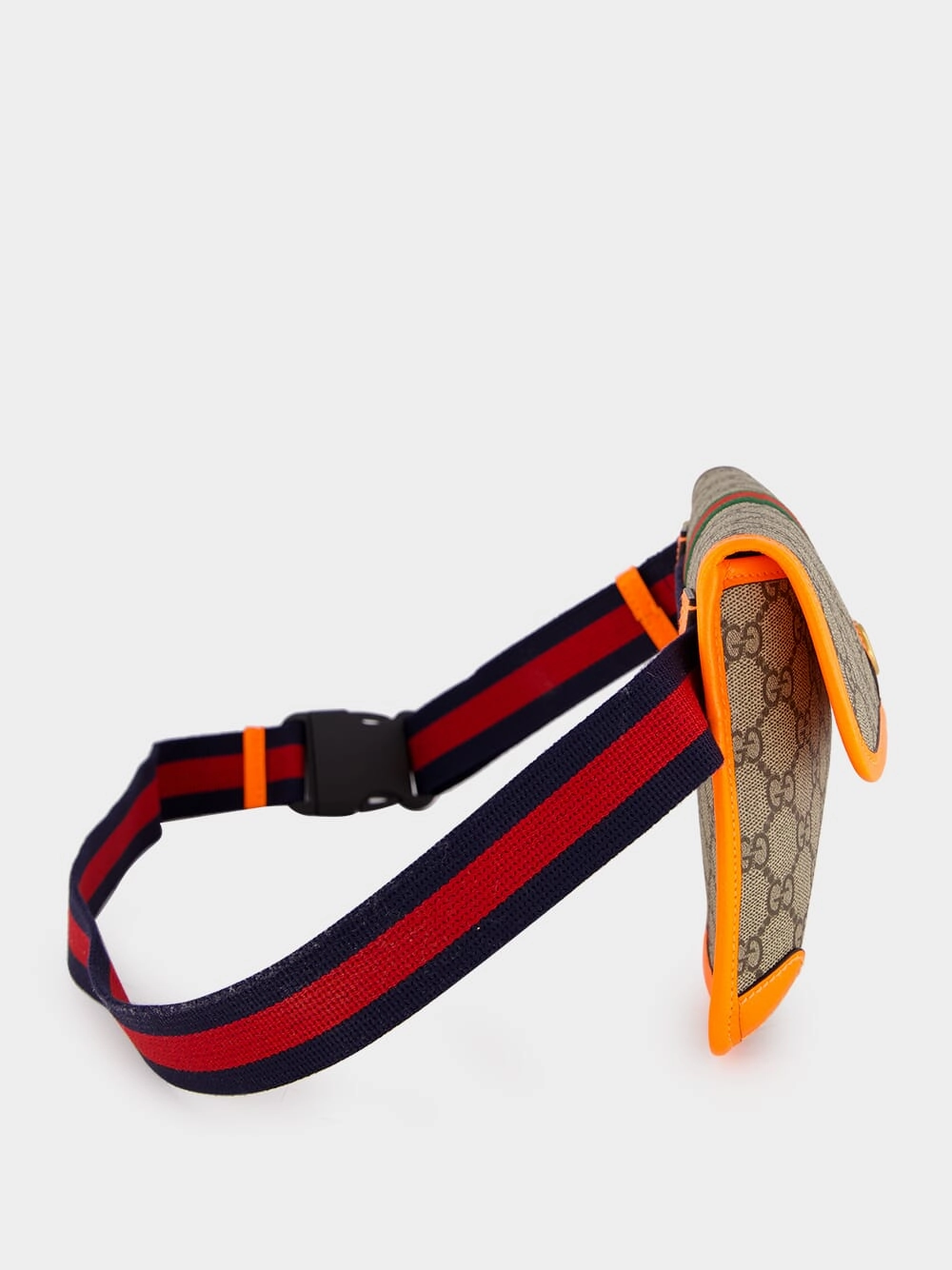 Ophidia Orange GG Small Belt Bag