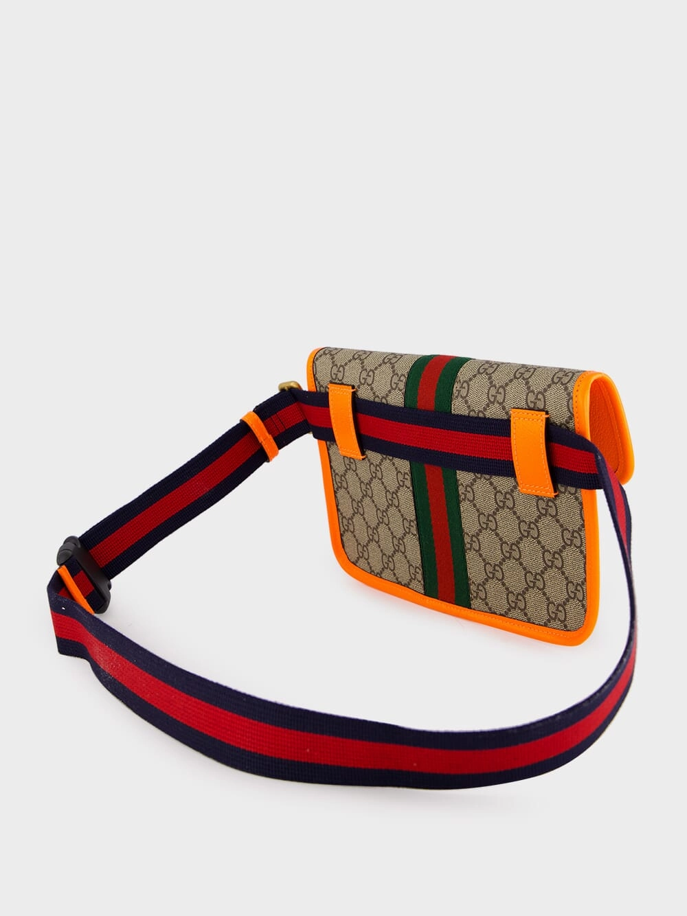 Ophidia Orange GG Small Belt Bag