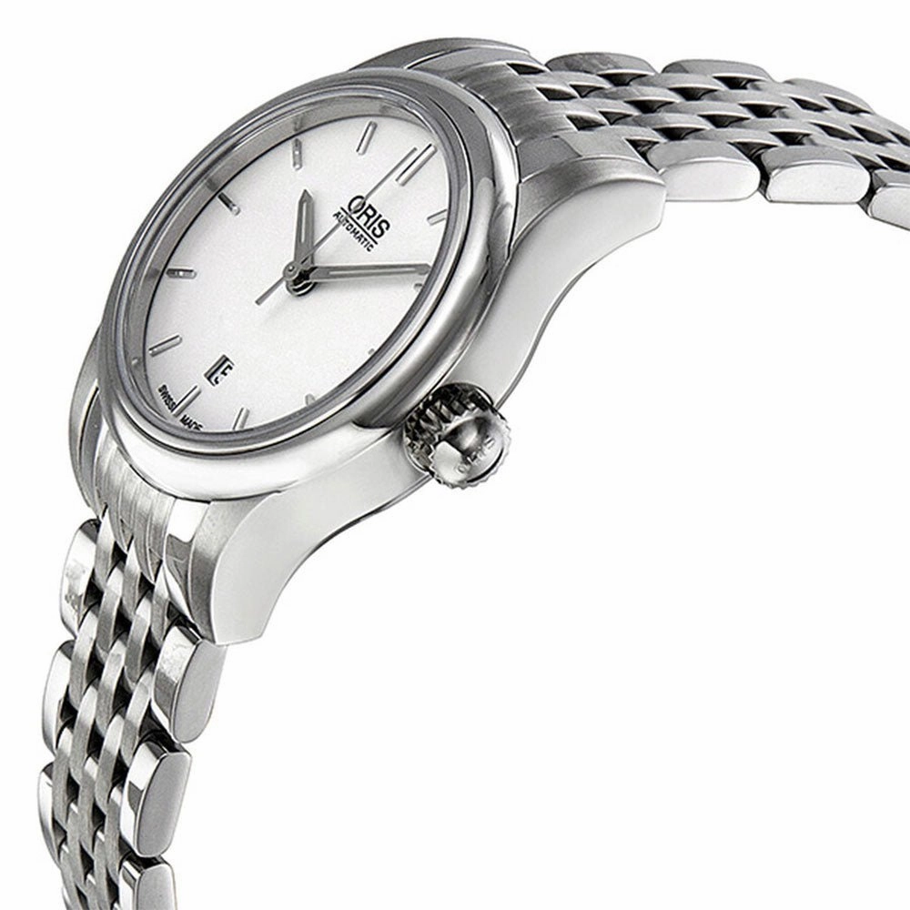 Oris Classic Date Automatic Stainless Steel Silver Dial Womens Watch 561 7650 4051-07 8 14 61
