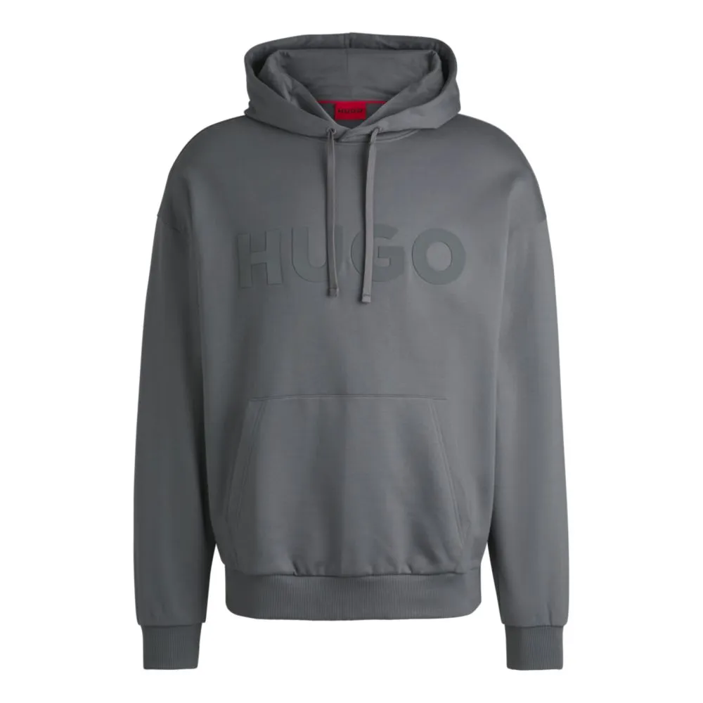 Oversize-fit hoodie in cotton terry with tonal logo
