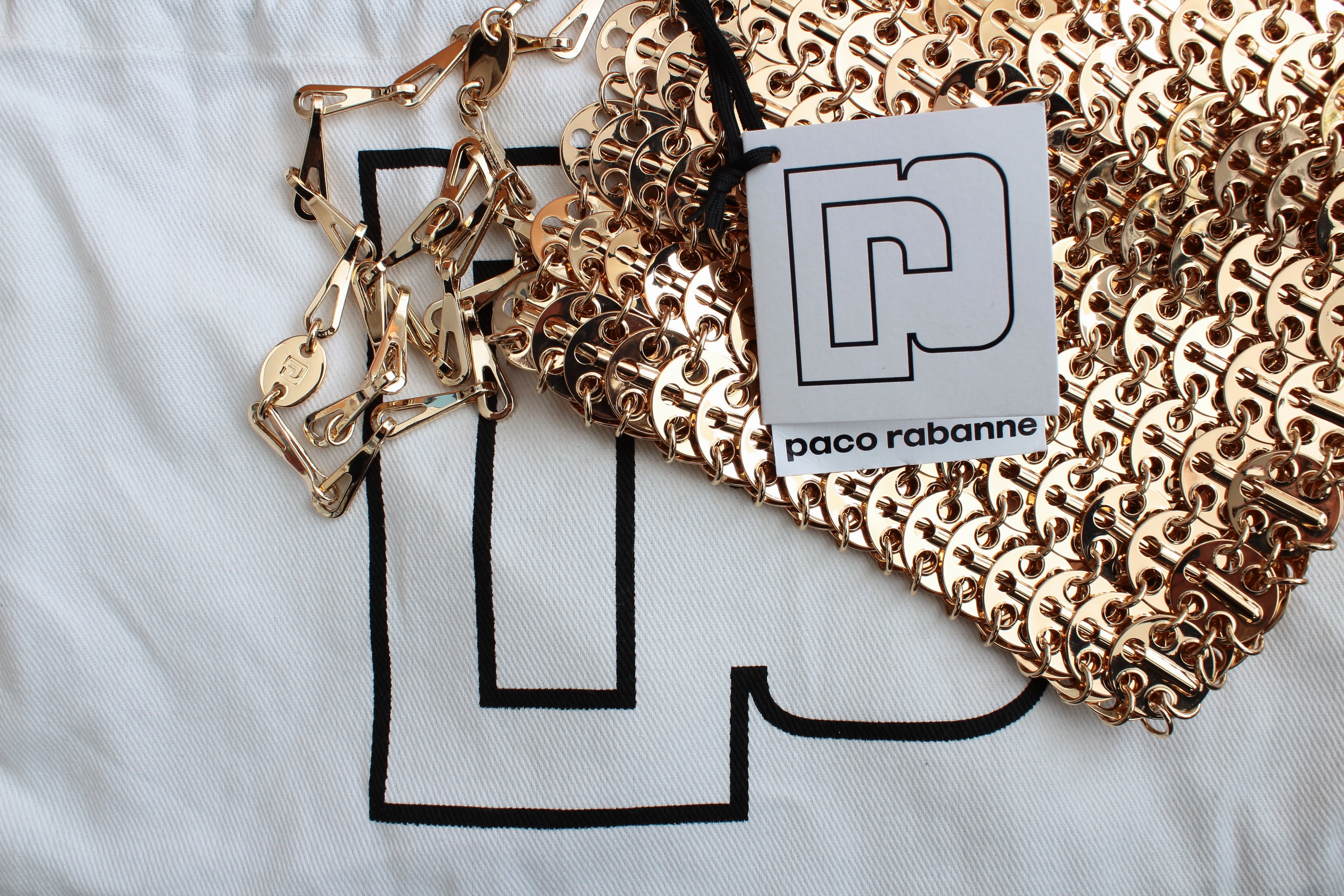 Paco Rabanne Iconic 1969 Chain Shoulder Bag - Current Season