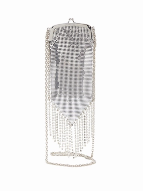 Paco Rabanne Pampilles Crystal Tassel Shoulder Bag