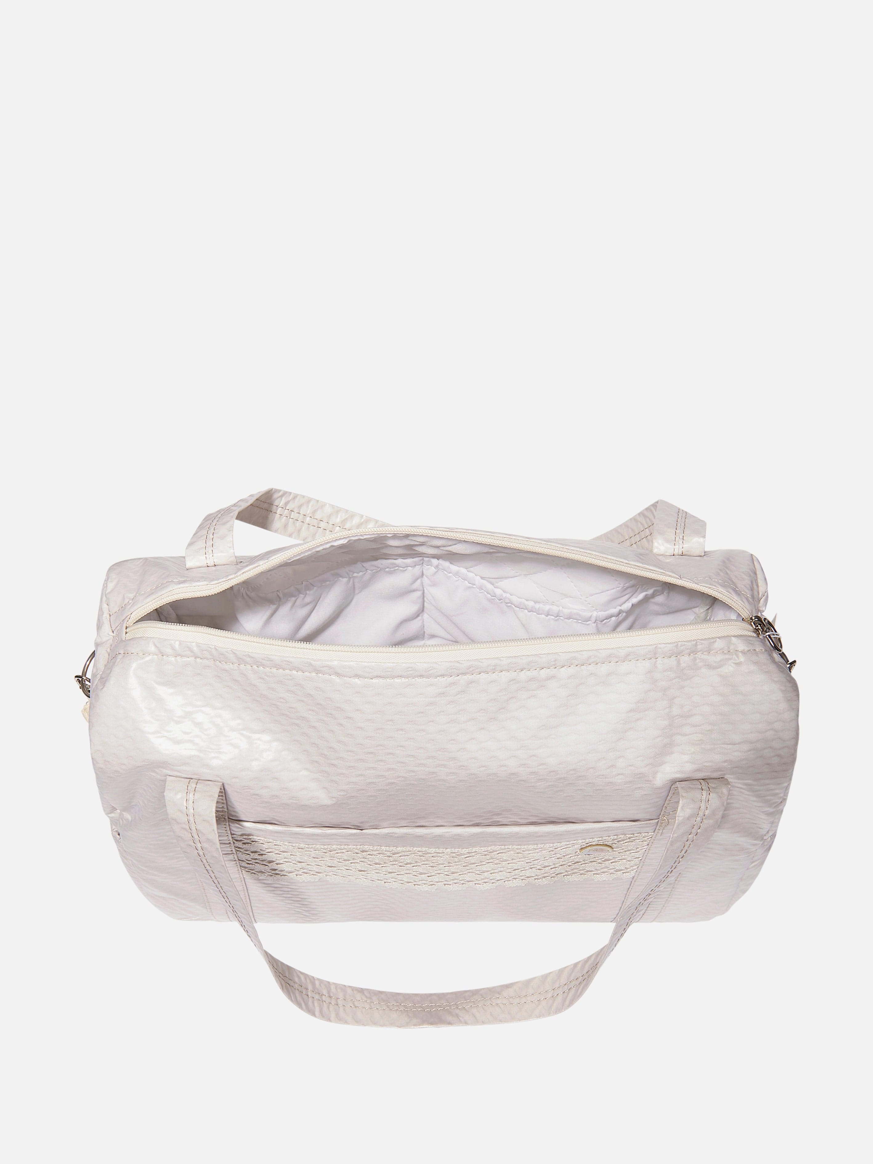 Paz Rodriguez Baby Lace Trim Changing Bag in Beige (40 cm)
