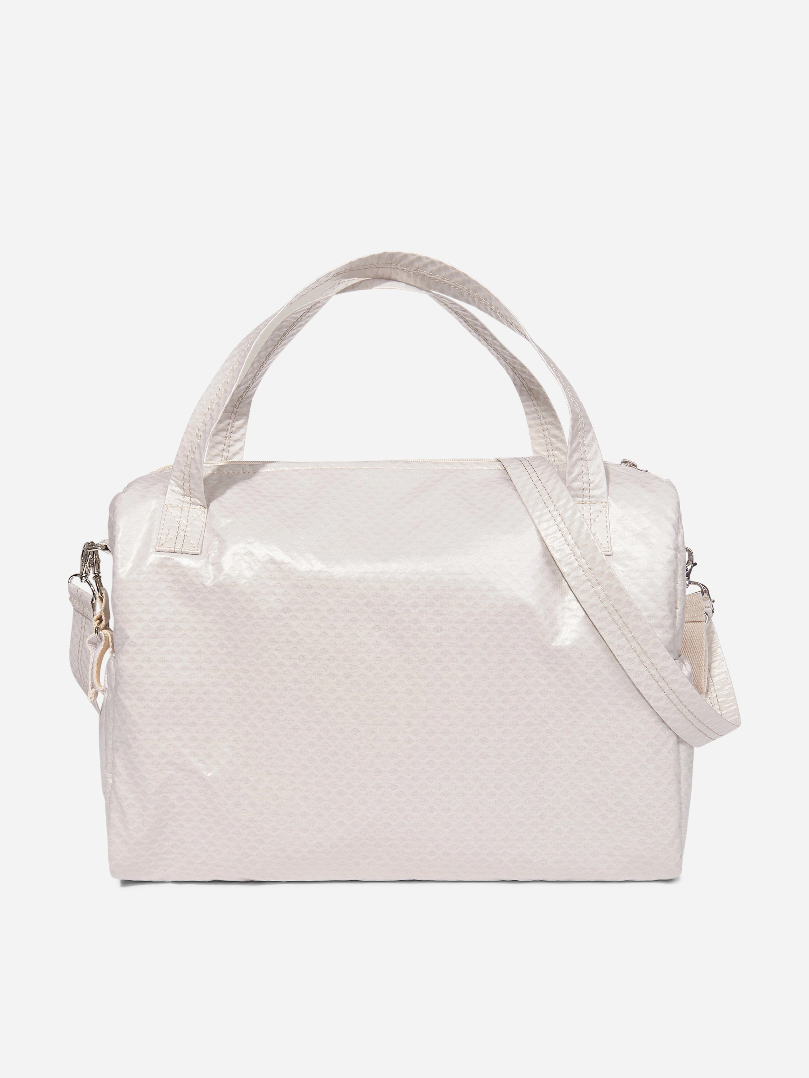 Paz Rodriguez Baby Lace Trim Changing Bag in Beige (40 cm)