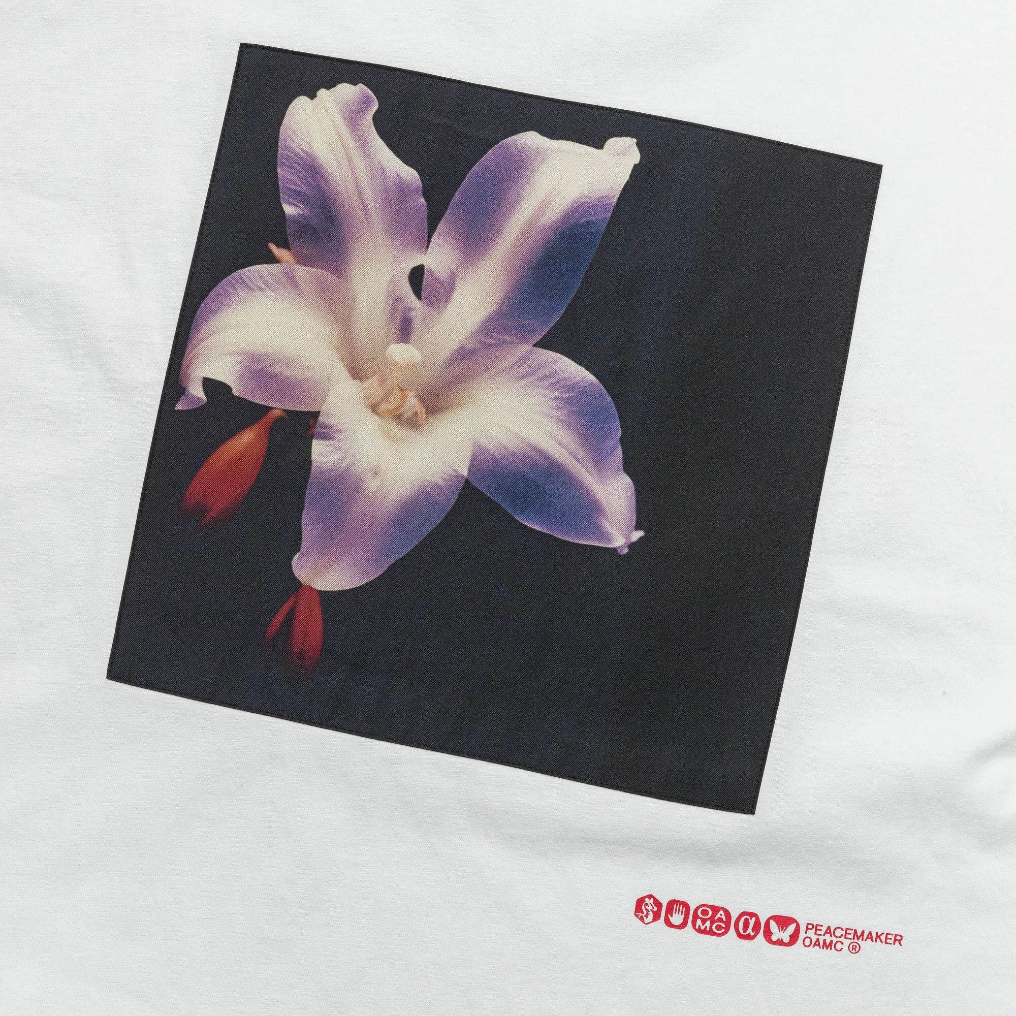 Peacemaker Flower SS T-Shirt - Snow WhIte