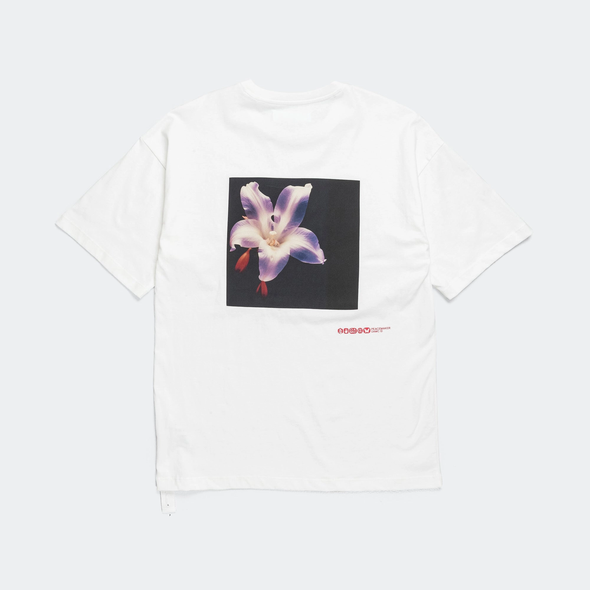 Peacemaker Flower SS T-Shirt - Snow WhIte