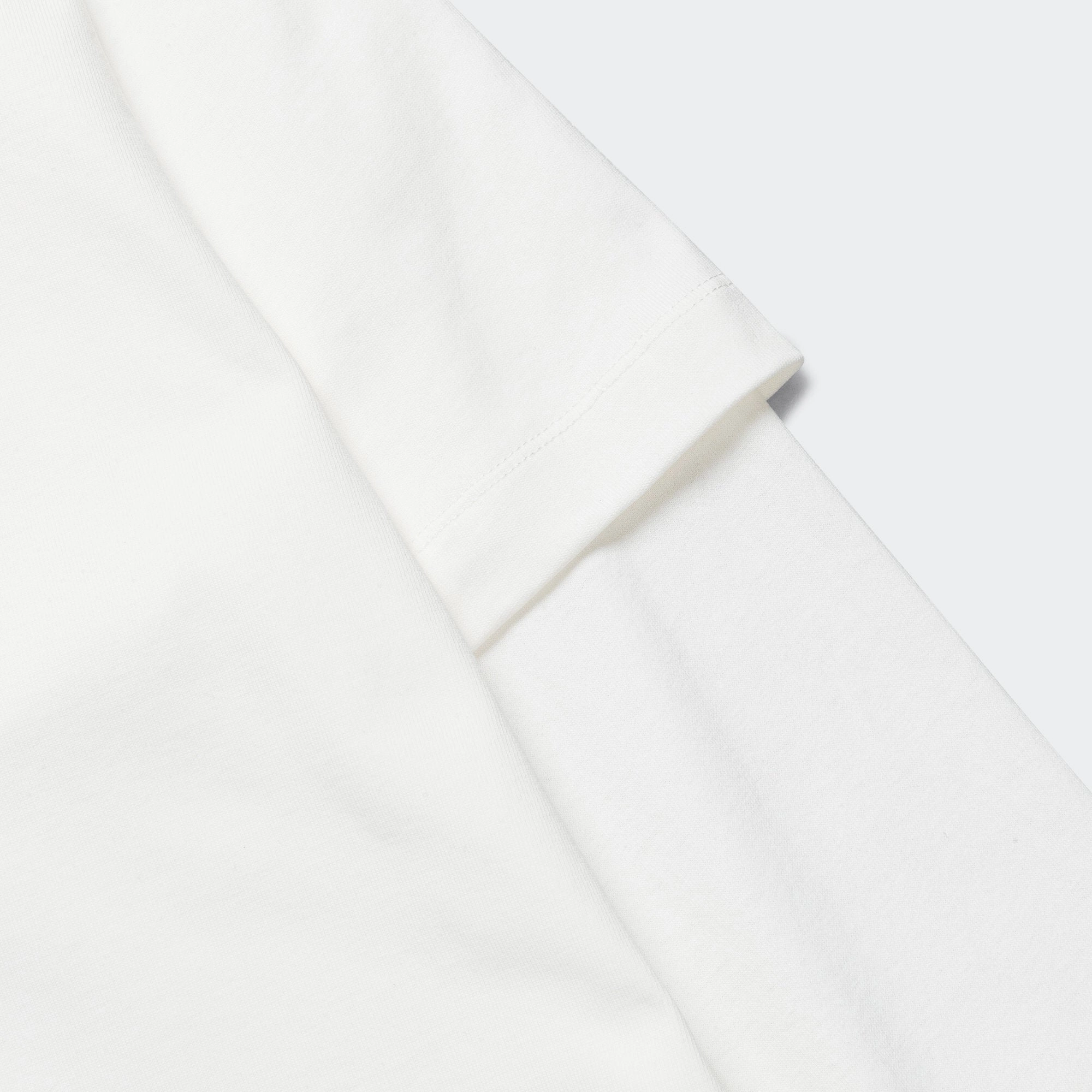 Peacemaker Painted Double Layer Boxy T-Shirt - Snow White