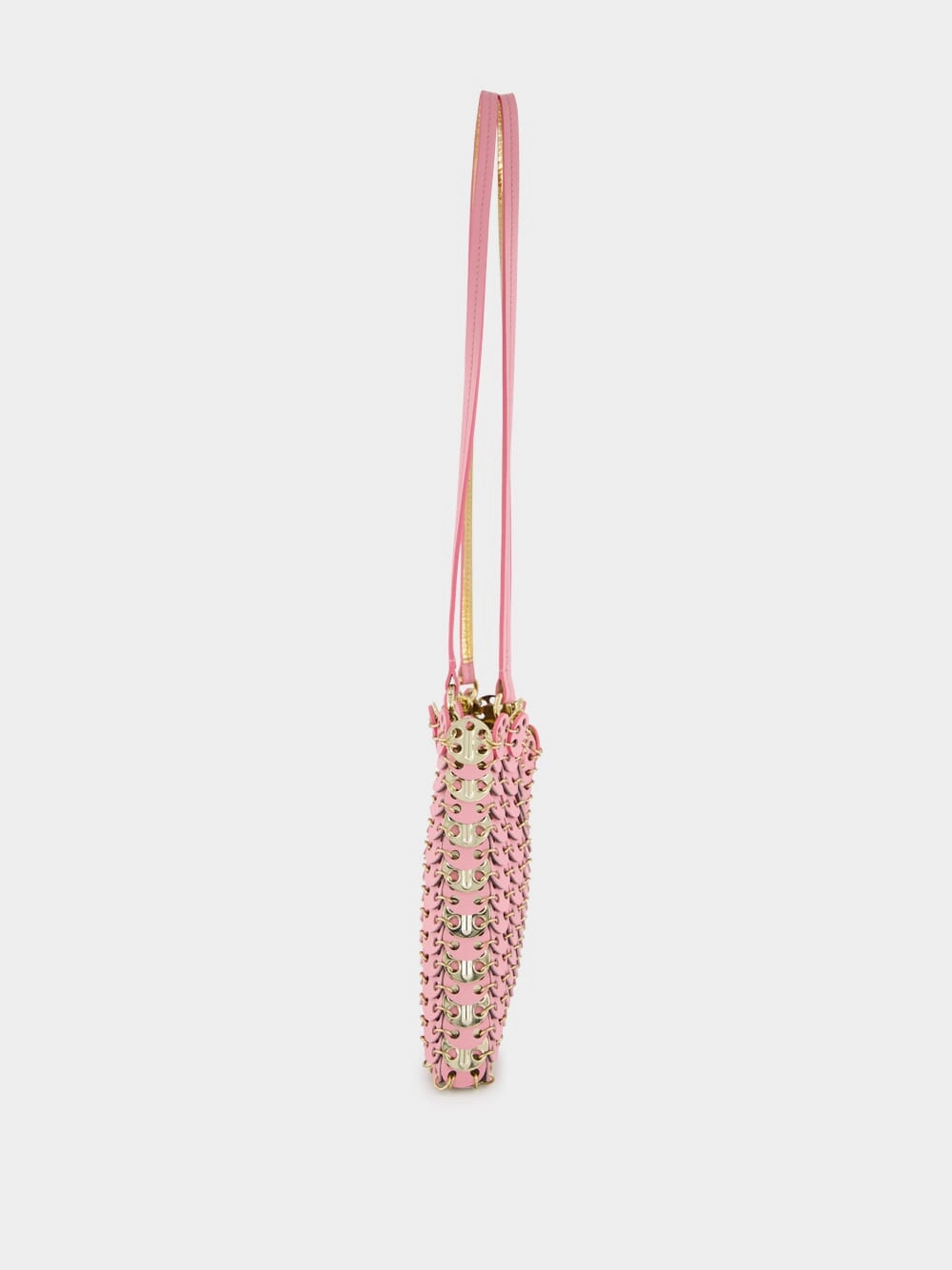 Pink and Gold 1969 Leather Flip Bag