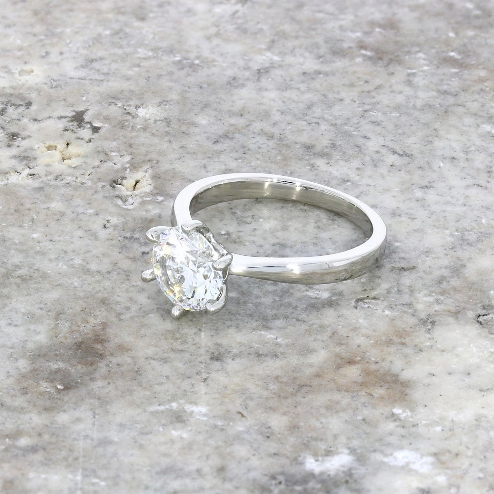 Platinum 1.80ct Brilliant Cut Lab Grown Diamond Solitaire Ring D VS2