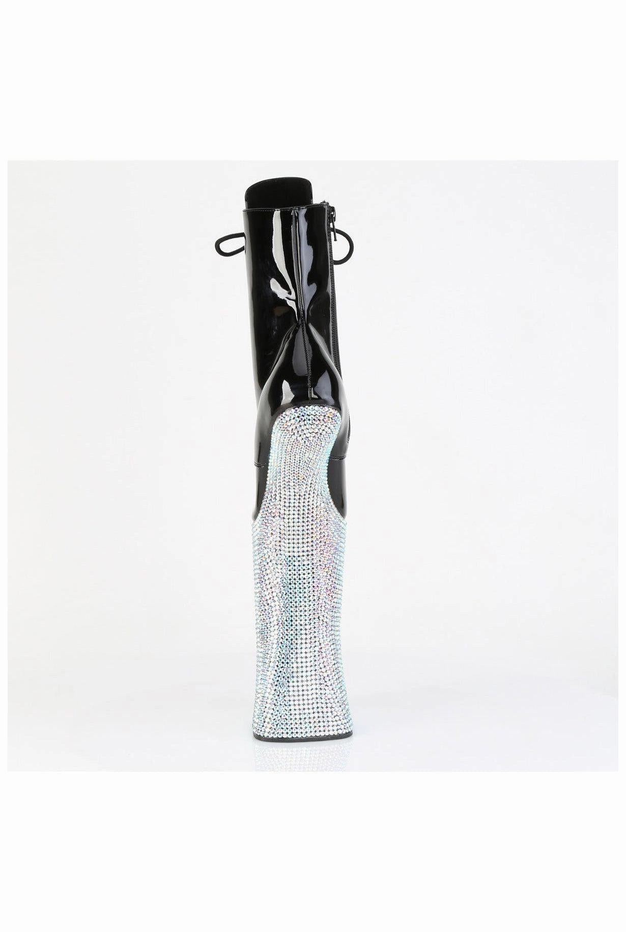 Pleaser FORBIDDEN-1020BEJ Ankle Boot